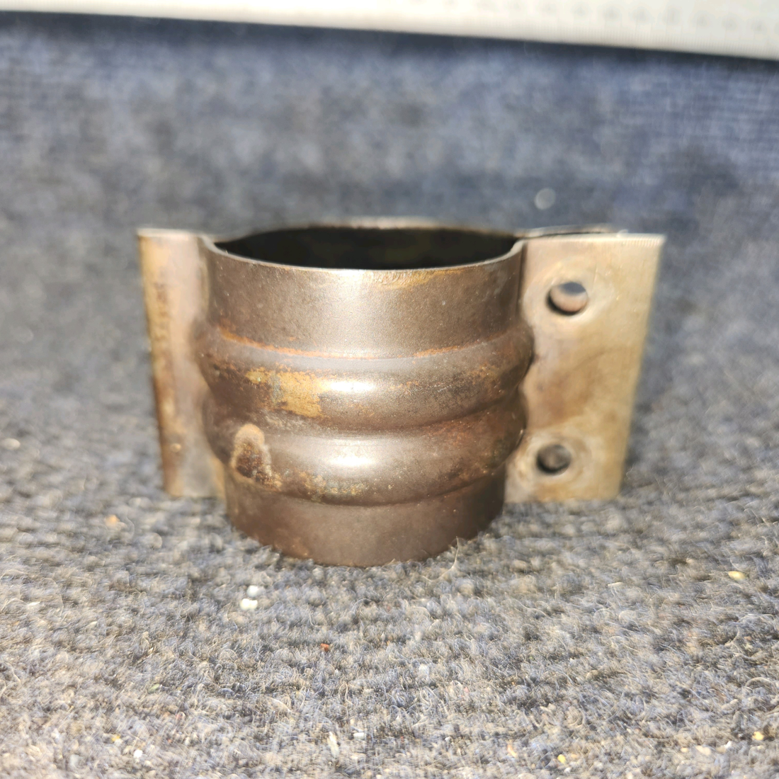 Used aircraft parts for sale, 0550176-50 Continental O-300-D Cessna 172F Exhaust Clamp Assy