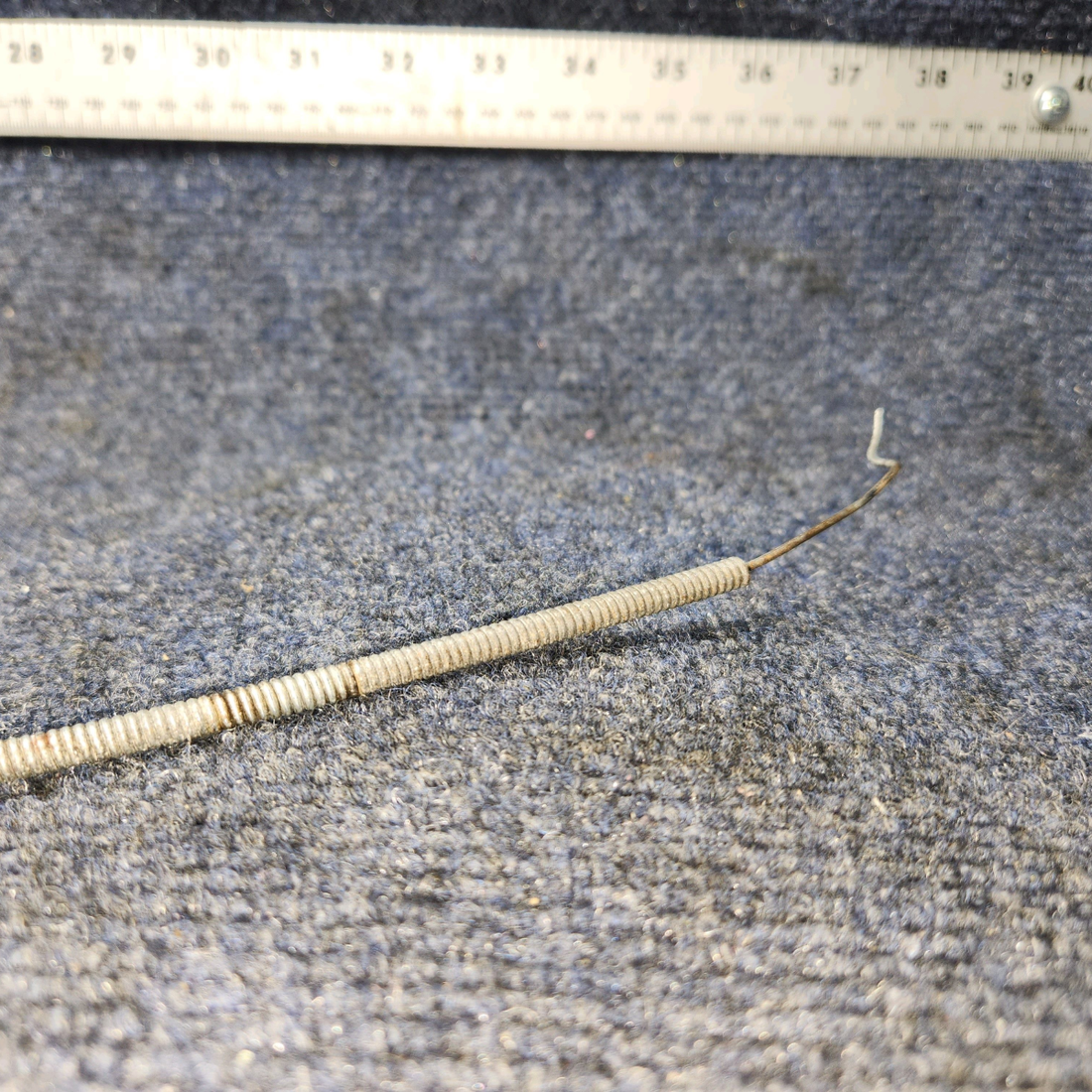 Used aircraft parts for sale, Standby Vacuum Cable Beechcraft A24R Standby Vacuum Cable Assembly (Length: 63")