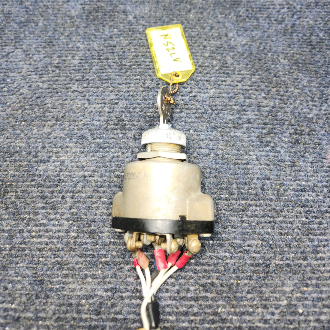 Used aircraft parts for sale, 10-357200-1A Beechcraft A24R Bendix Ignition Switch Assembly W/ Key