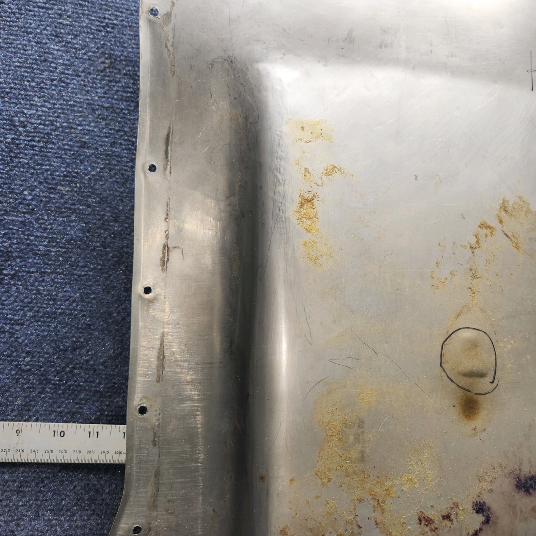 Used aircraft parts for sale, 96-980001-10 BEECHCRAFT 95-55B Exhaust Heat Shield – RH