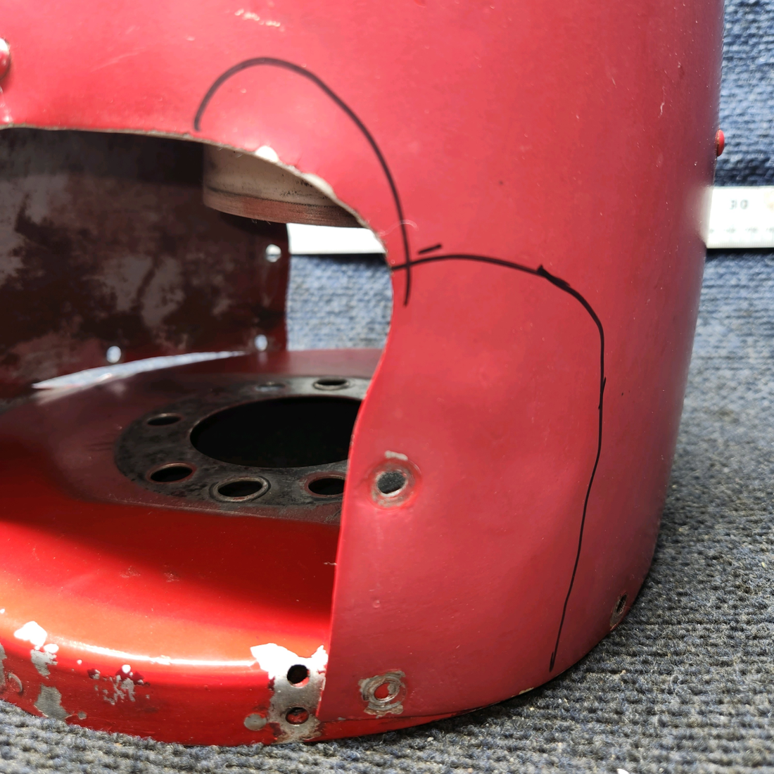 Used aircraft parts for sale, 0550162-7, 0550162-3 Cessna C175 Spinner Assy and Plate Assy