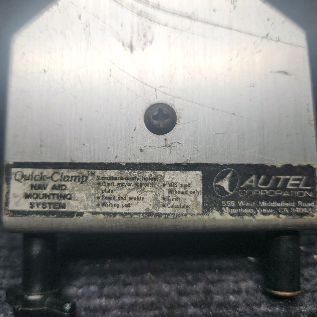 Used aircraft parts for sale, Autel Quick Clamp Beechcraft F33A BEECHCRAFT AUTEL QUICK CLAMP NAVIGATION AID MOUNTING SYSTEM