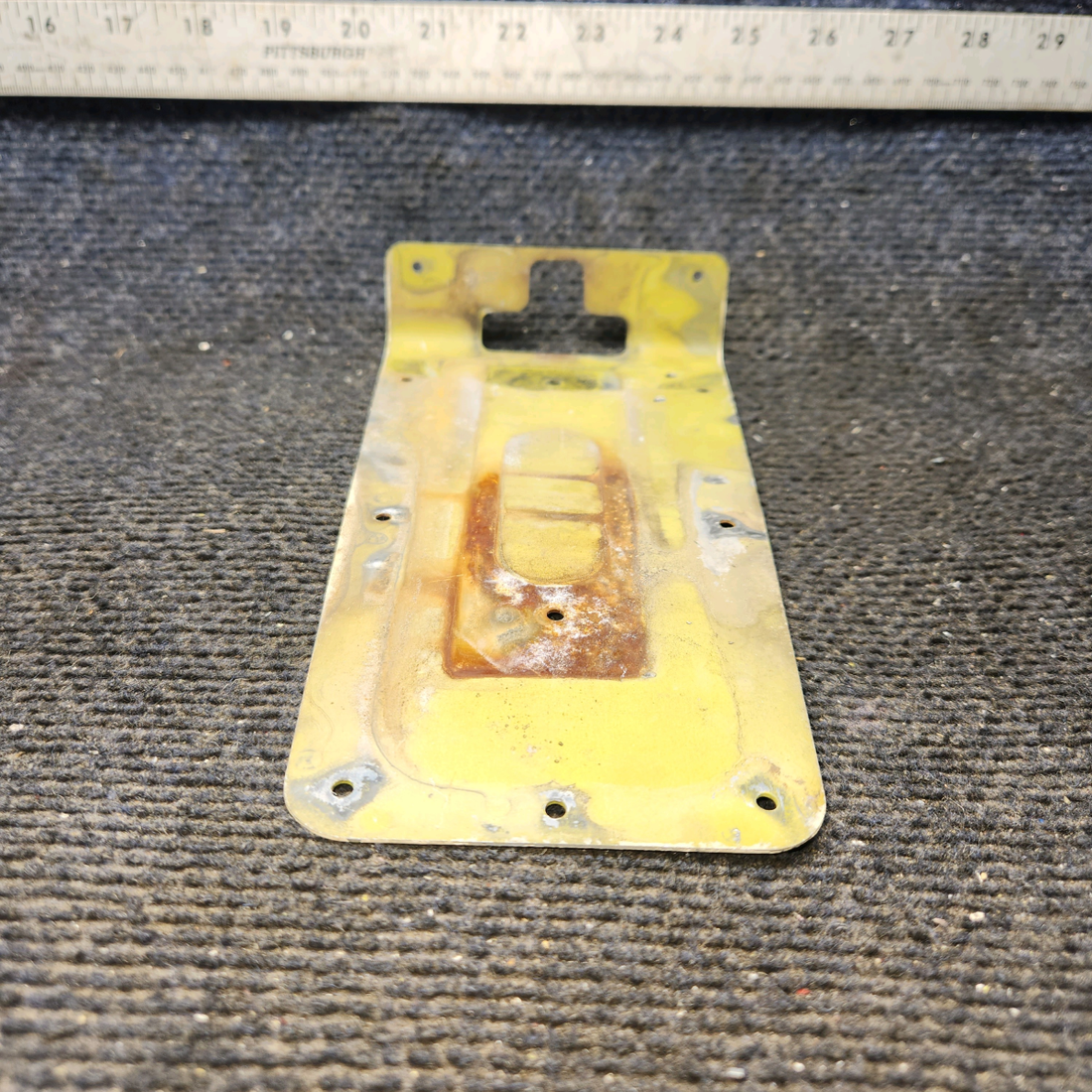 Used aircraft parts for sale, 63012-000 Piper PA-28-140 Door Latch Trim Plate