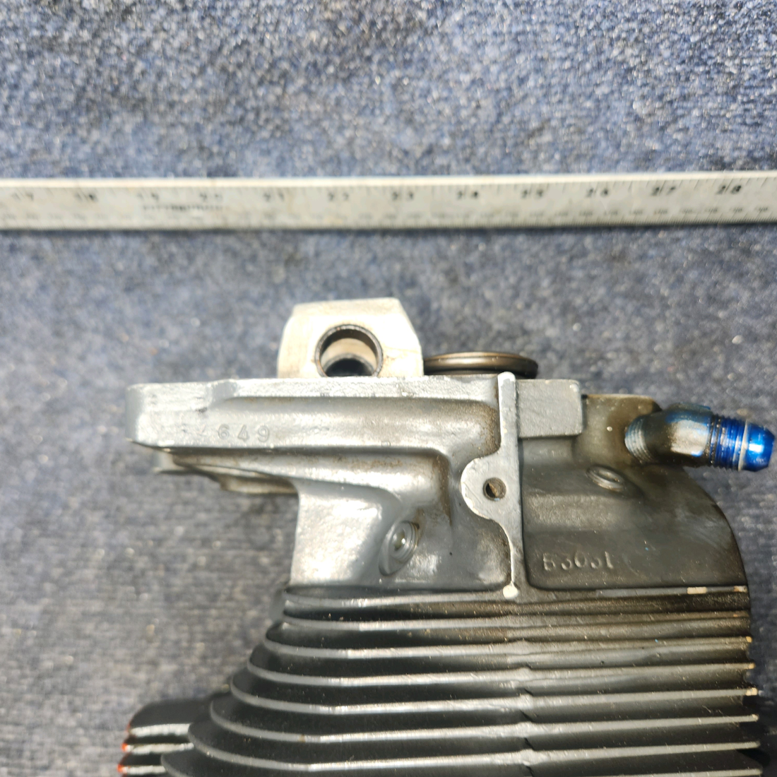 Used aircraft parts for sale, LW-12416 Lycoming O-320-D2A Piper PA28-140 CLY Wide Deck Chrome with High Compression Piston