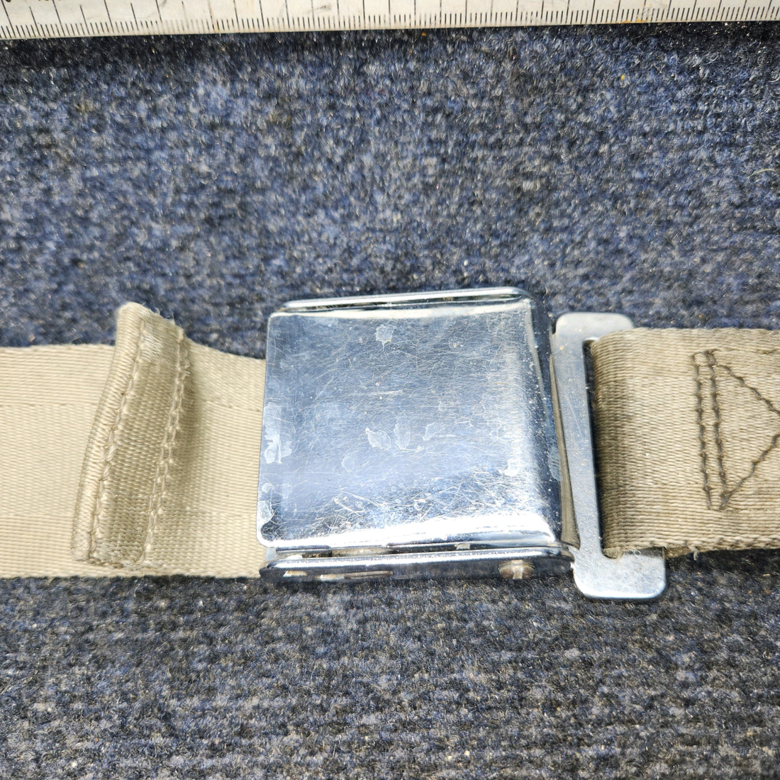 Used aircraft parts for sale, S-1746S2 CESSNA 172K PILOT OR CO-PILOT SEAT BELT ASSEMBLY - BEIGE