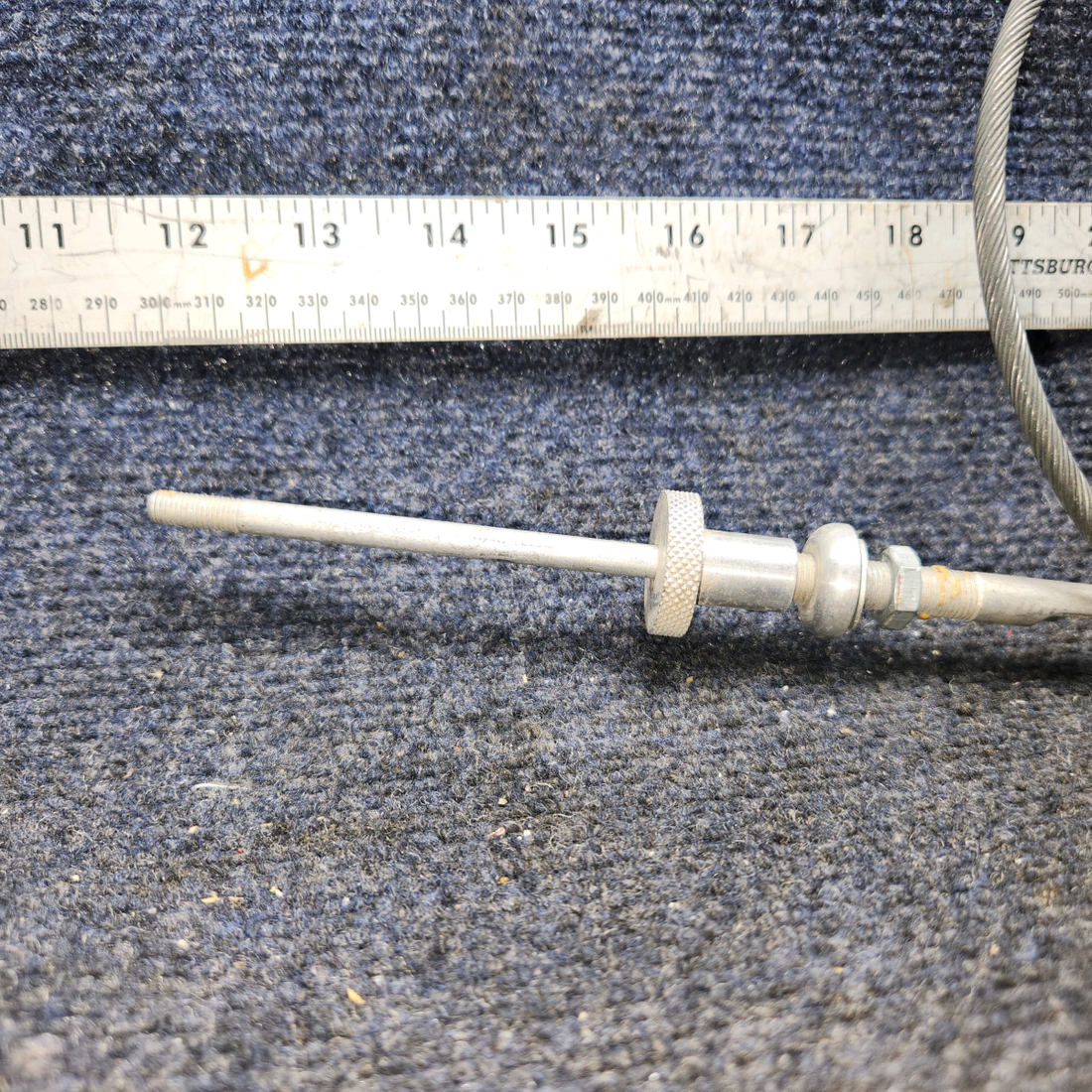 Used aircraft parts for sale, 660190-003 Throttle Control Cable (43 3/4")