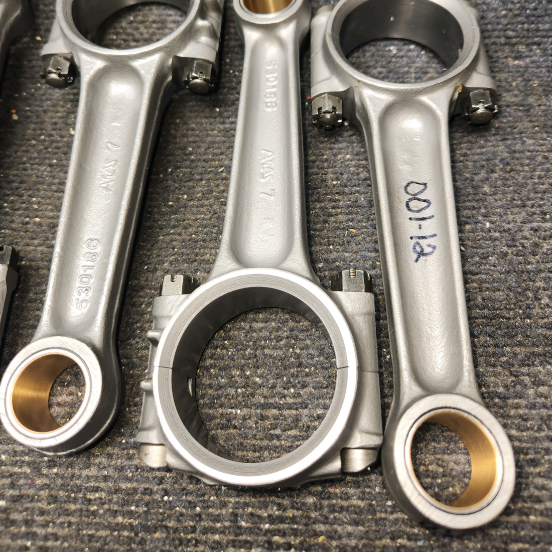Used aircraft parts for sale, 530186 Continental O-300D Cessna 172F Connecting Rods