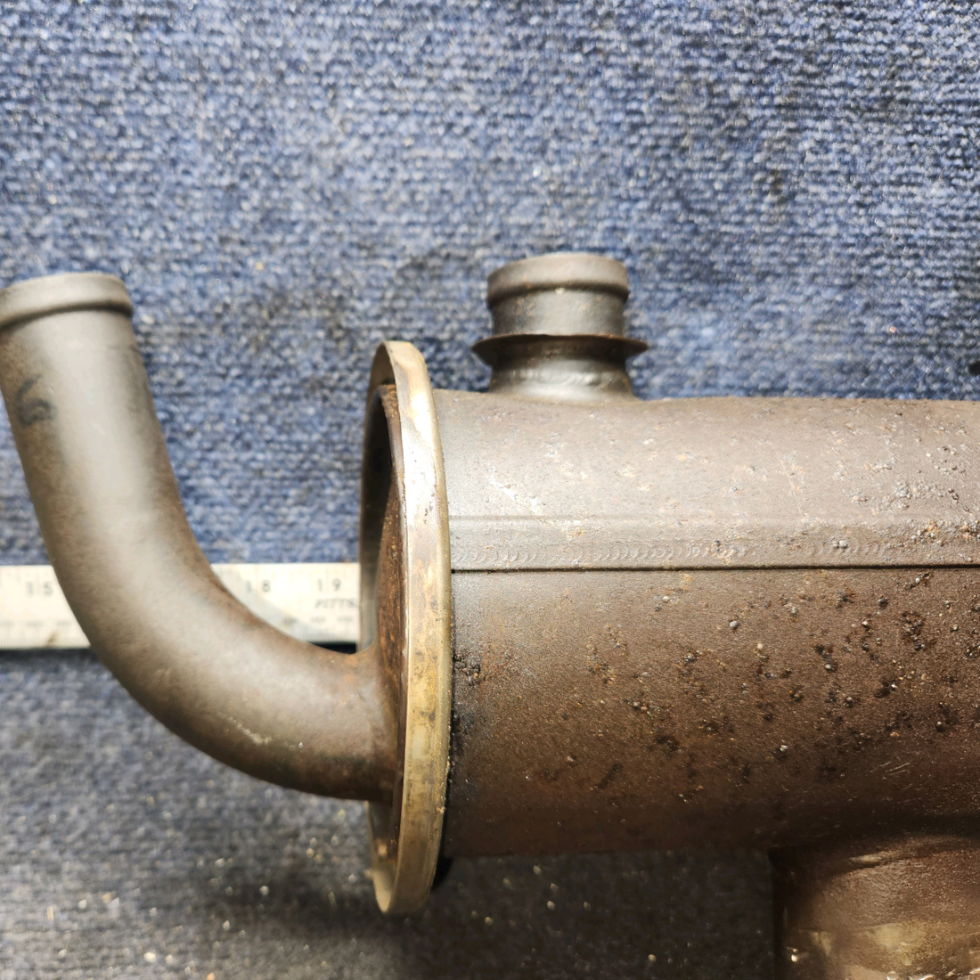 Used aircraft parts for sale, 0550176-55 Cessna 172F Exhaust Stack Assembly LH