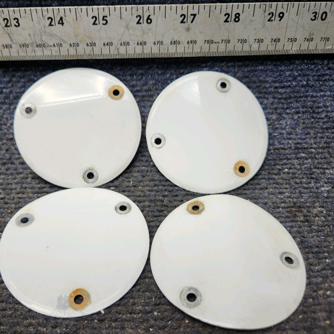 Used aircraft parts for sale, S225-3 Cessna 172E Flap Inspection Cover Plate - Set of 4