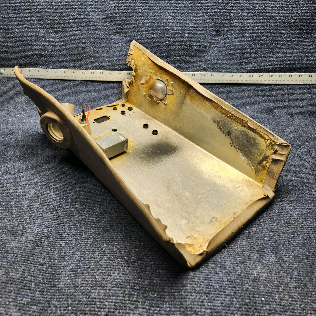 Used aircraft parts for sale, 169-530001-331 Beechcraft C23 SUNDOWNER PEDESTAL COVER  SKIRT