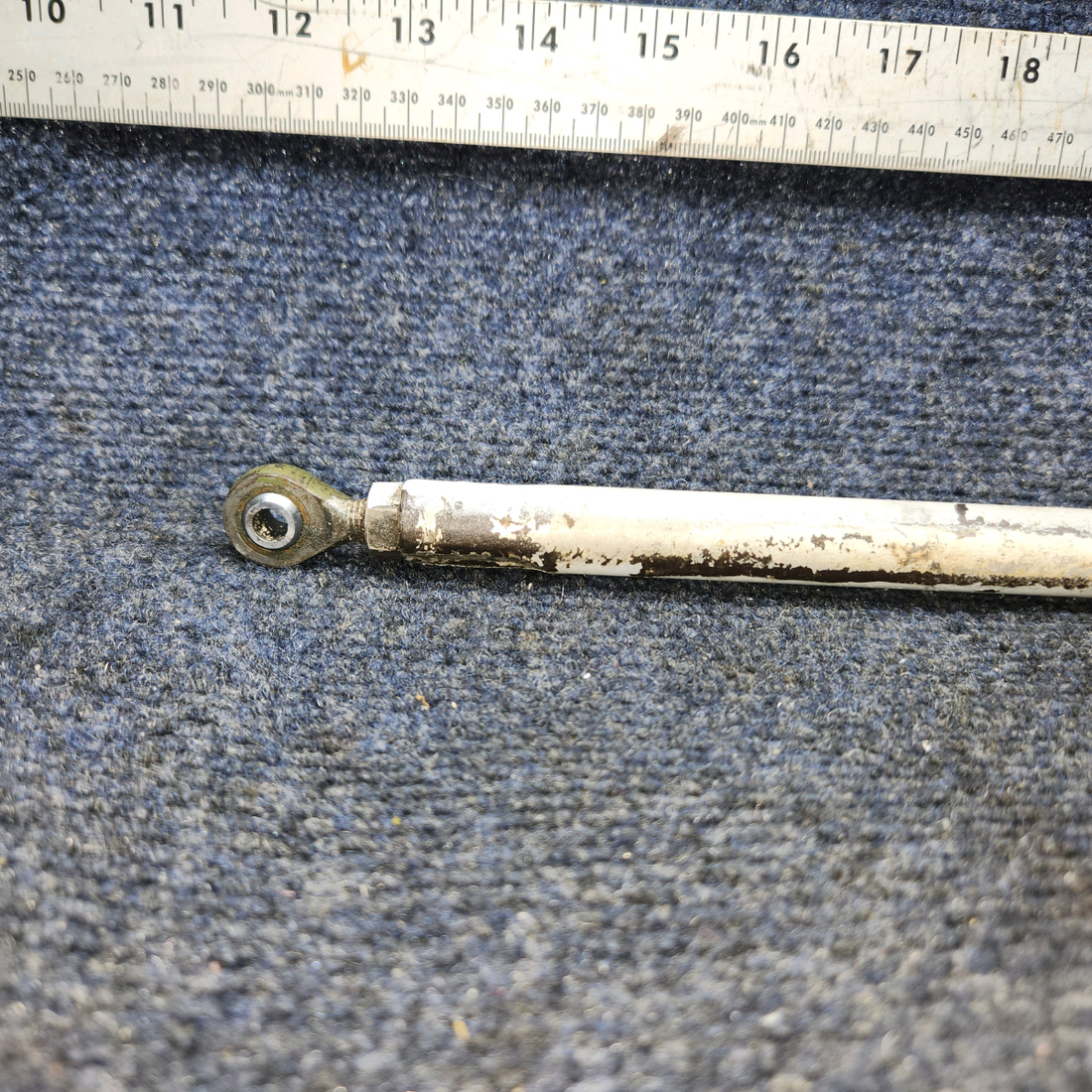 Used aircraft parts for sale, 21109-000 PIPER PA-24-250 Nose Gear Push Pull Rod Assembly