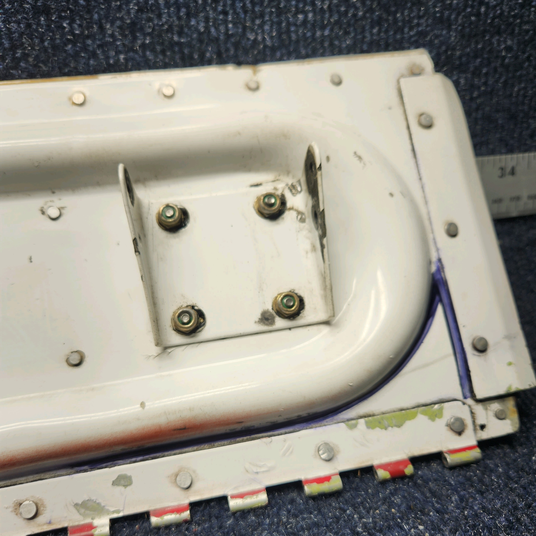 Used aircraft parts for sale, 98509-002 Piper PA32RT-300 NOSE GEAR DOOR ASSY FWD LH MINOR BENT