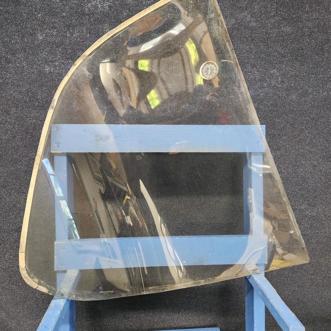 Used aircraft parts for sale, 69220-022 Piper PA32RT-300 LH TINTED WINDSHIELD WITH OAT GAUGE