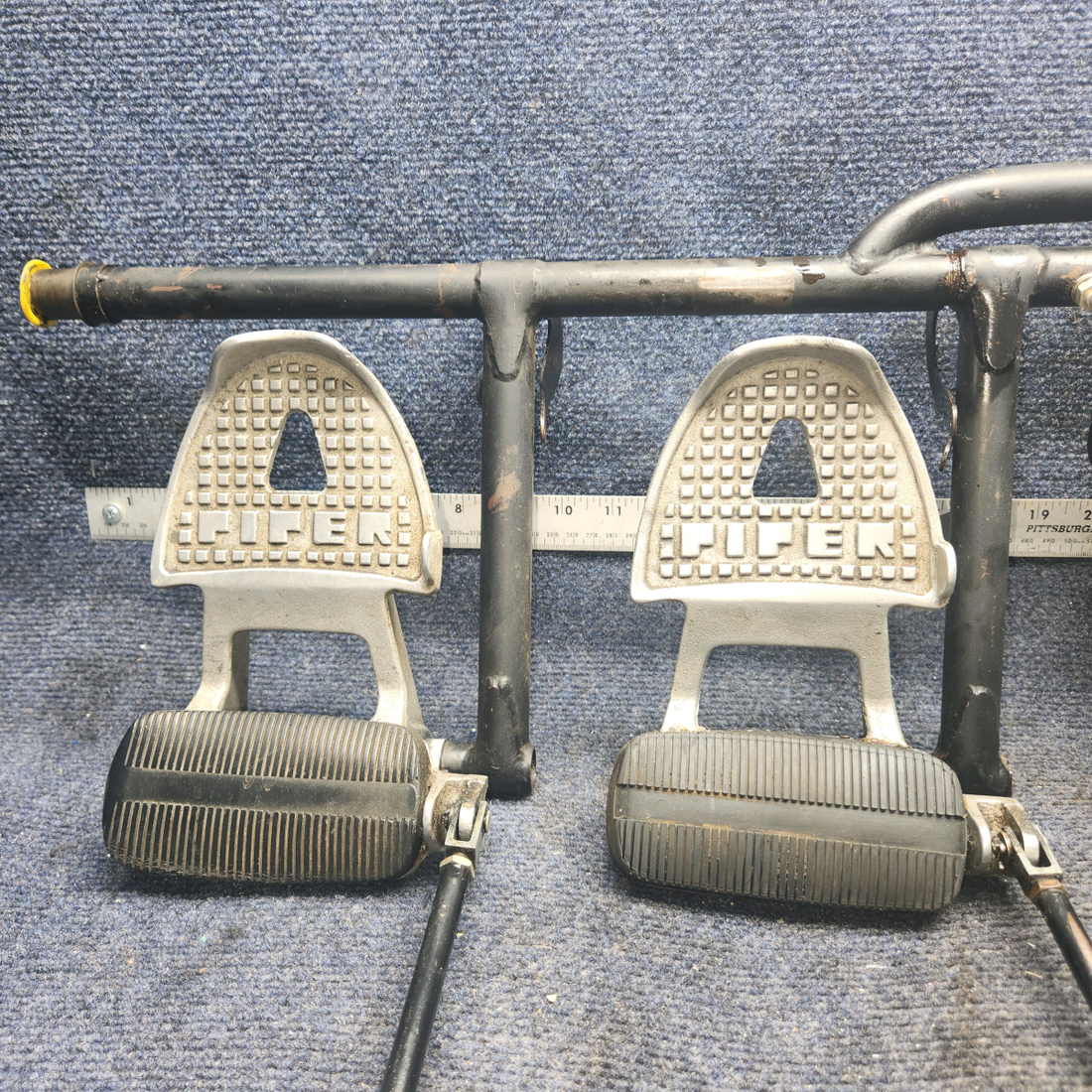 Used aircraft parts for sale, 63459-002 Piper PA28-140 Rudder Pedal Assy LH Brake Only