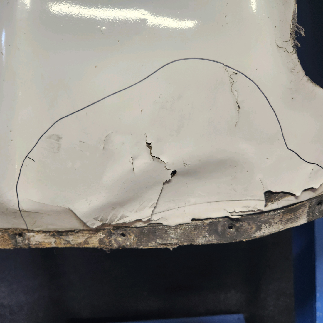 Used aircraft parts for sale, 35699-003 PIPER PA28-161 Warrior III LOWER NOSE COWL SOME SCRASH SEE PHOTOS FOR DETAIL
