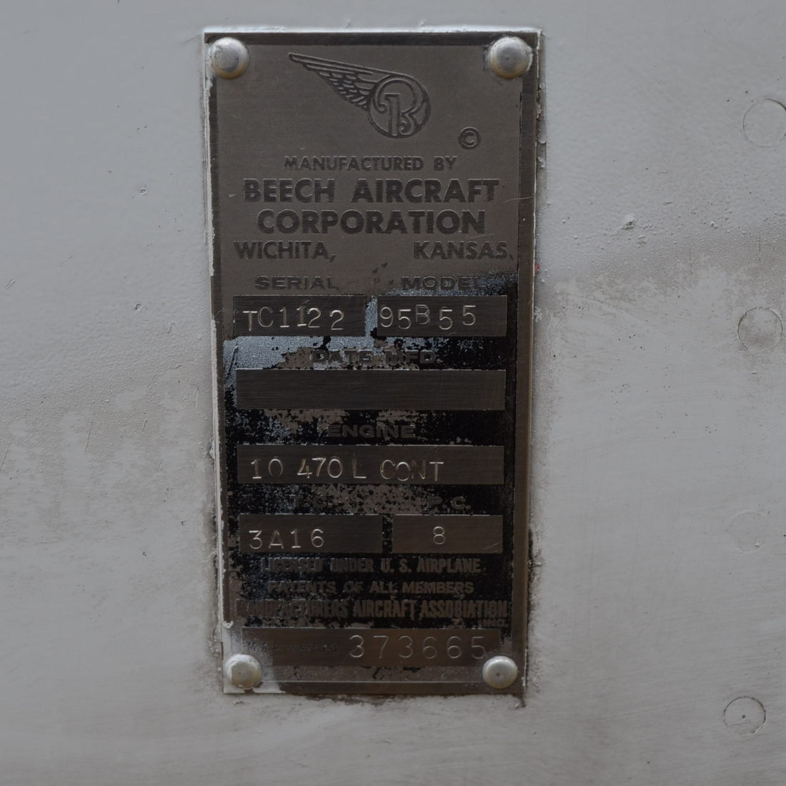 Used aircraft parts for sale, 95-B55 Baron BEECHCRAFT 95-55B FUSELAGE WITH BELLY LANDING, DAMAGE NOSE