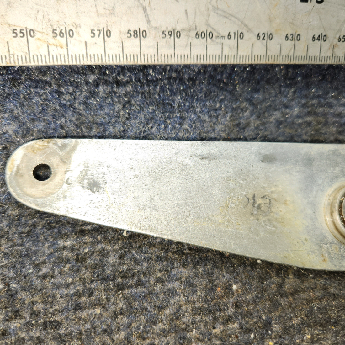 Used aircraft parts for sale, 0513200-1 Cessna 172E Elevator Bellcrank Fwd