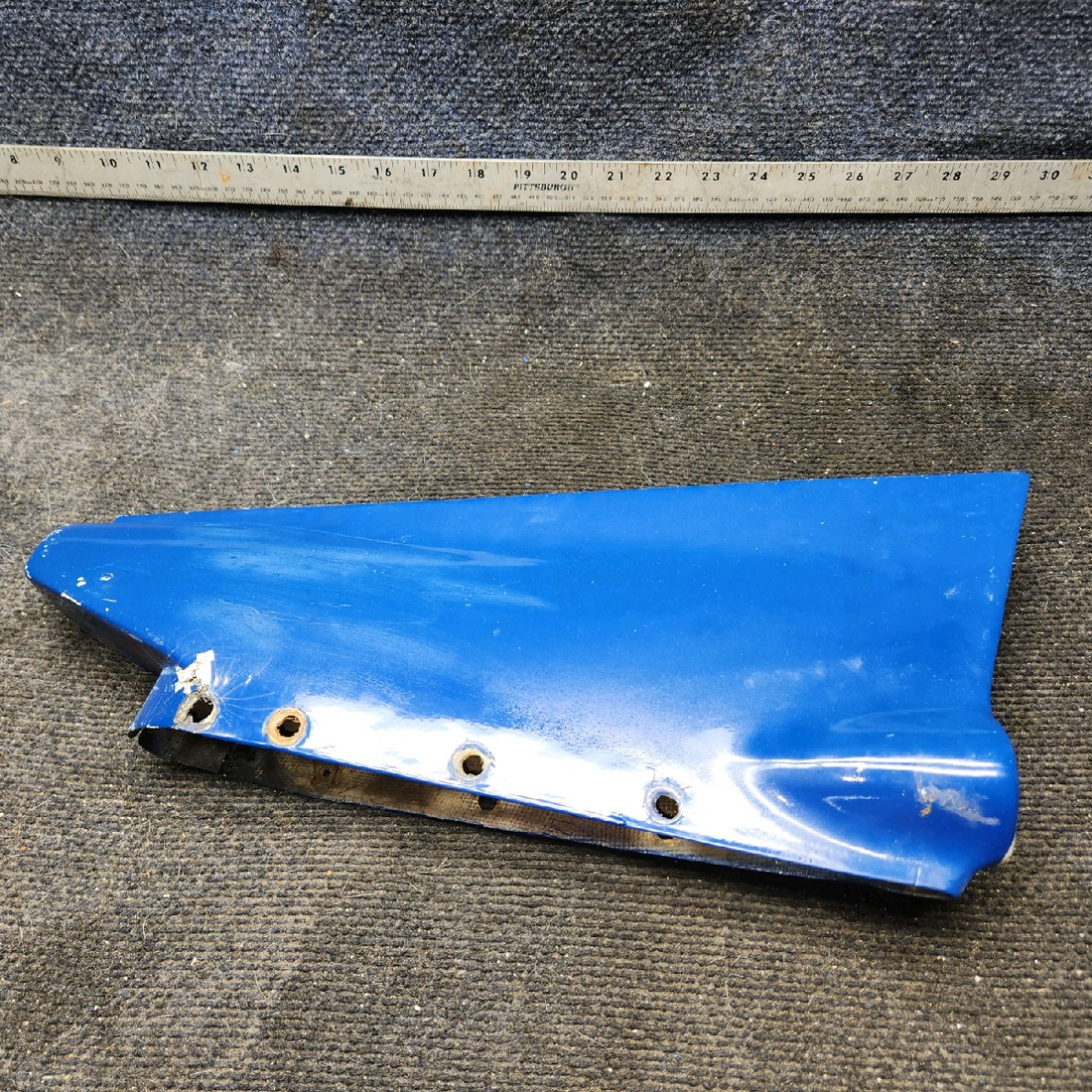 Used aircraft parts for sale, 99868-000 piper PA-28-181 Rudder Tip Fairing With Tail Light Provision