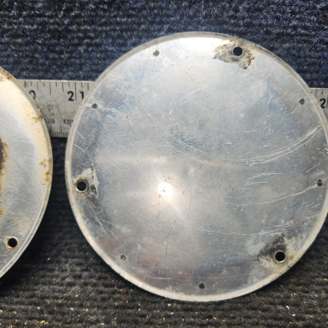 Used aircraft parts for sale, S225-9 cessna 150G Inspection Cover Plates – Set of 3