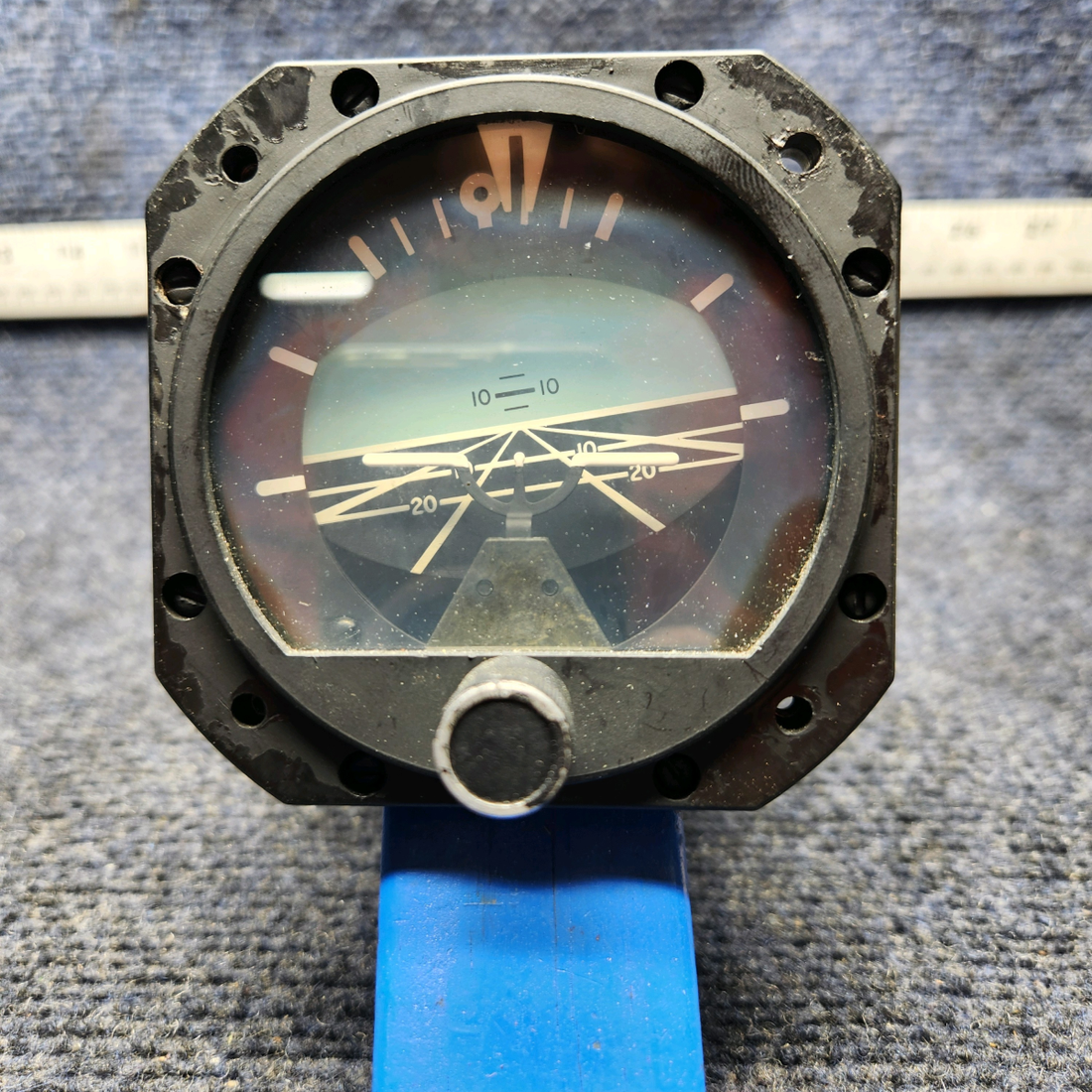 Used aircraft parts for sale, 52D66 EDO-AIRE Mitchell 5E-05 Beechcraft A24R Attitude Gyro Indicator