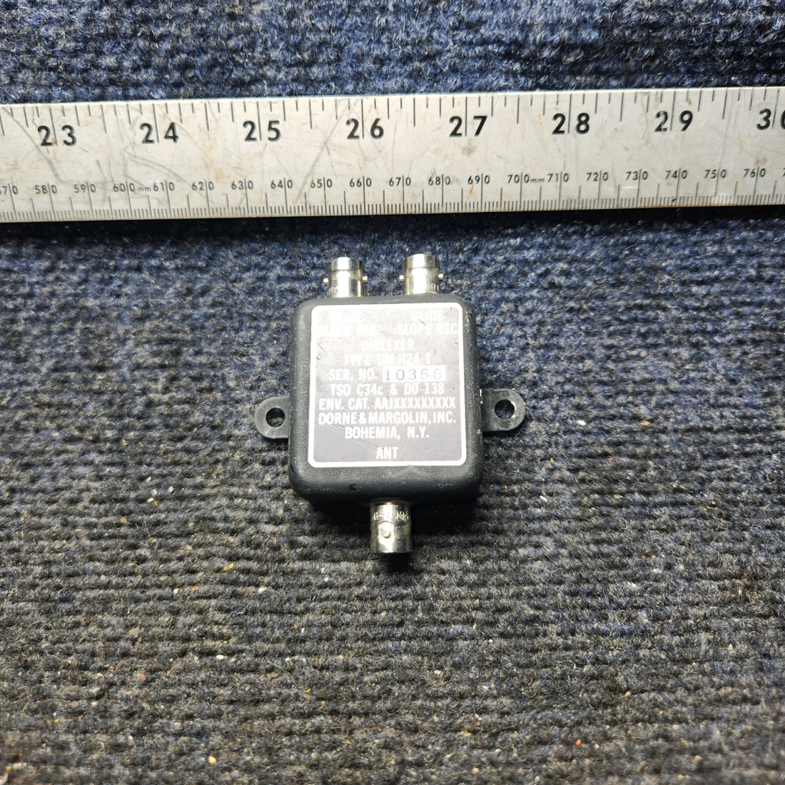 Used aircraft parts for sale, DM-H24-1 Dorne and Margolin Piper PA32RT-300 Diplexer