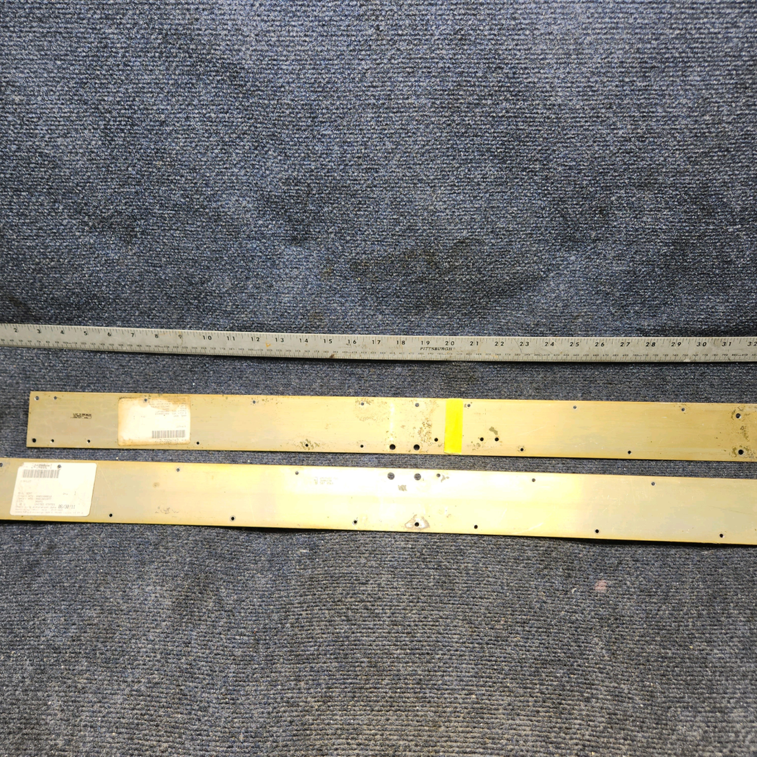 Used aircraft parts for sale, 2414002-1 Cessna 172RG Seat Rail L/H Outboard and Inboard- Pilot -Pair