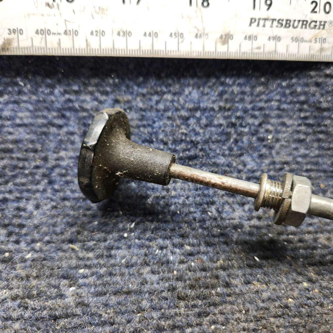 Used aircraft parts for sale, 0411090-28 Cessna C175 Carburator Heat Control Cable 46"