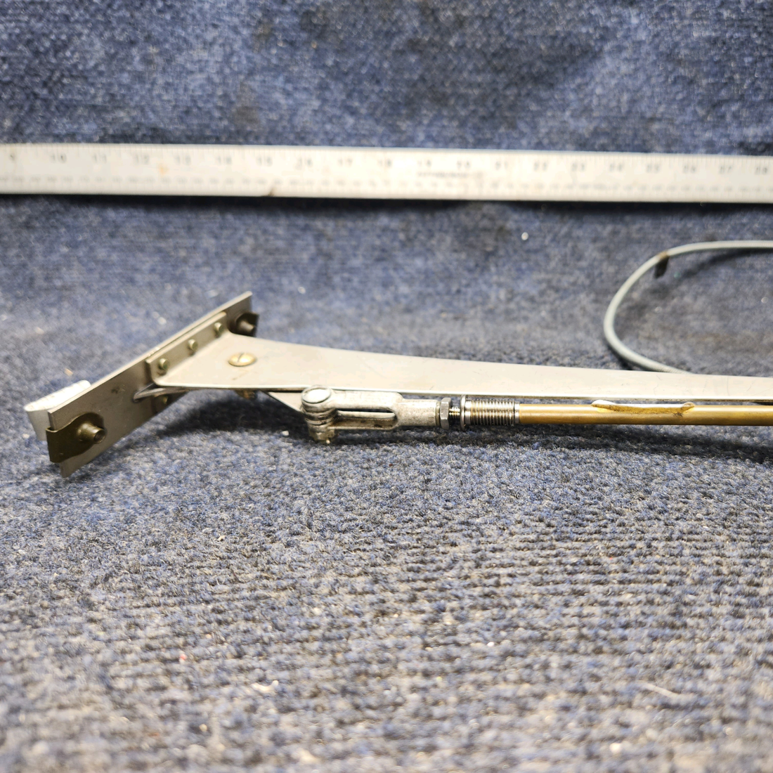 Used aircraft parts for sale, 66835-000 Piper PA28-140 Carburetor Heat Control Assy w Cable (Length: 49”)