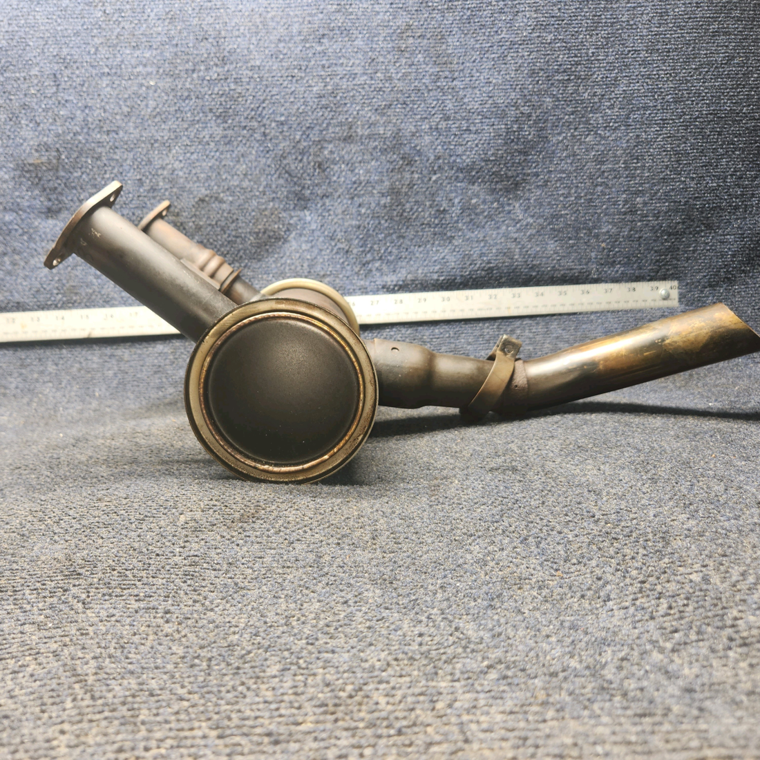 Used aircraft parts for sale, 0450400-26, 0450338-70 Continental O-200 Cessna C-150J Muffler and Stack Assy - RH