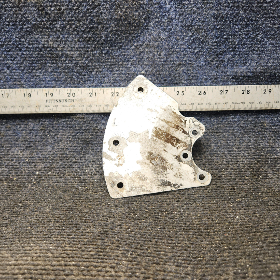 Used aircraft parts for sale, 63370-005 Piper PA-28-140 Main Gear Wheel Fairing Bracket – LH