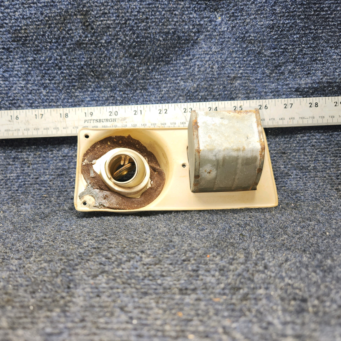 Used aircraft parts for sale, 169-554009-9 Beechcraft A24R Outlet Escutcheon Plenum LH &RH