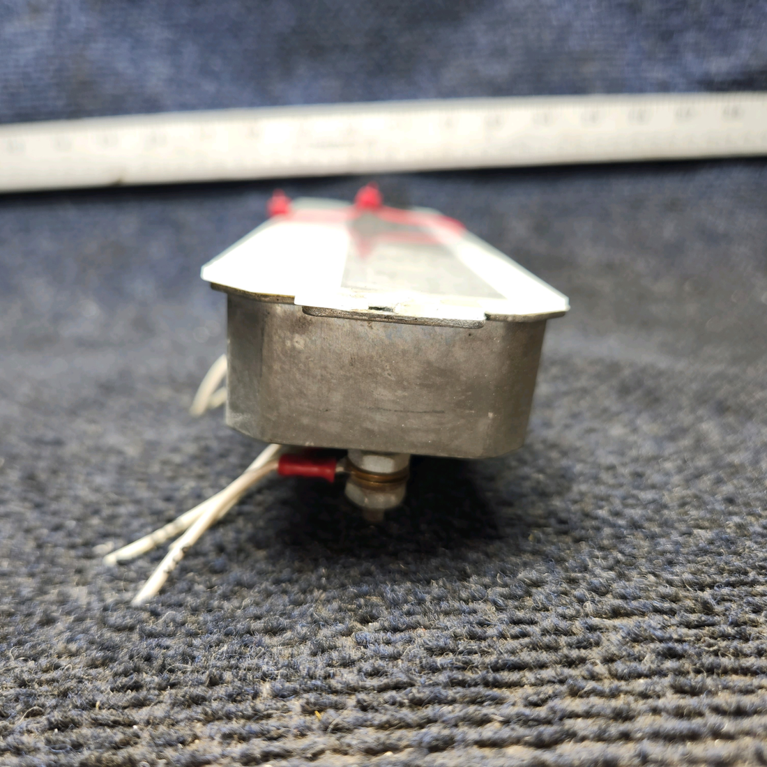 Used aircraft parts for sale, 95241-017 Piper PA28-140 Engine Gauge Cluster Assembly (Cover Damaged)