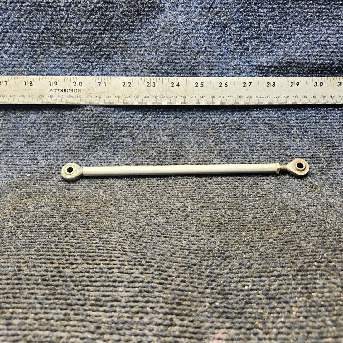 Used aircraft parts for sale, 169-524013-37 Beechcraft C23 SUNDOWNER Aft Rudder Pedal Interconnect Control Rod Assembly