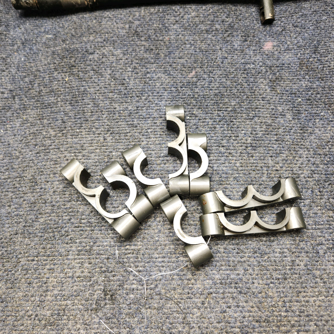 Used aircraft parts for sale, 1460320-1 , 0411306-13 CESSNA 172K COMPLETE BRAKE RUDDER PEDAL BAR & BEARINGS