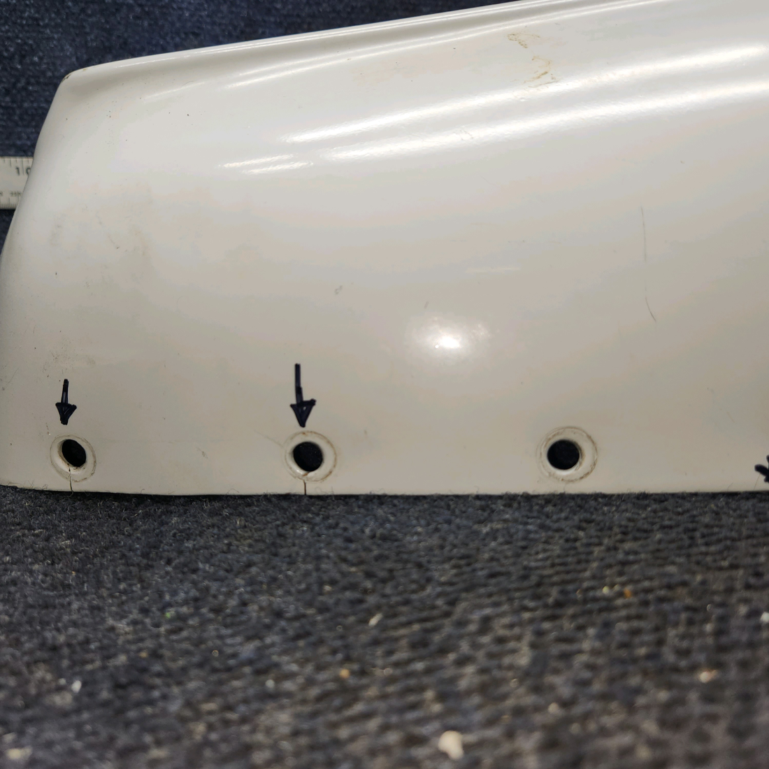 Used aircraft parts for sale, 66822-009, 66822-010 Piper PA28-161 Tail Cone Fairing Upper, Lower Assembly