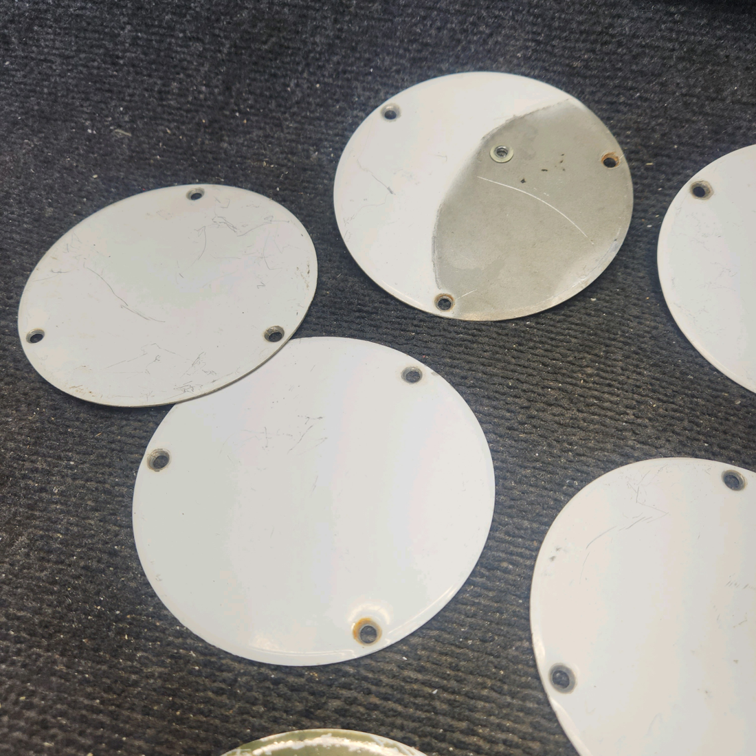 Used aircraft parts for sale, S225-1 Cessna 172E Inspection Cover Plate - Set of 33