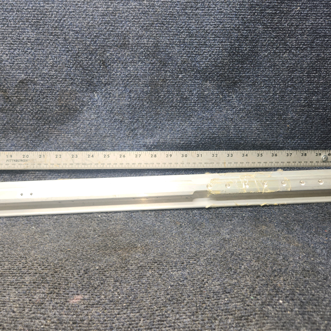 Used aircraft parts for sale, 84487-002 Piper PA-46 Seat Track Length: 23.25”