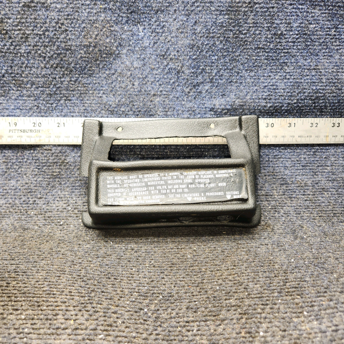 Used aircraft parts for sale, 79182-02 Piper PA32RT-300 Unlighted Switch Plate Cover