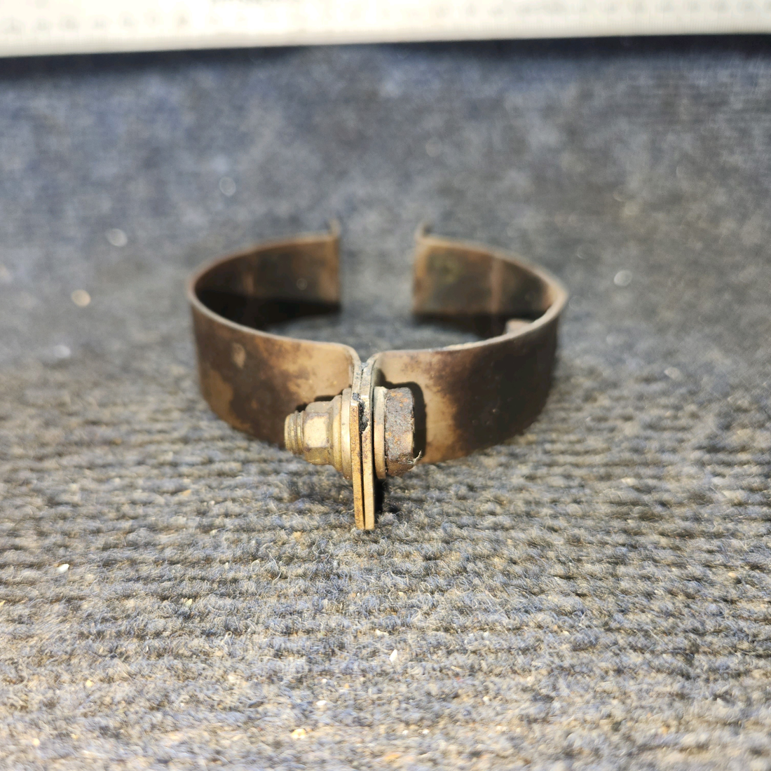 Used aircraft parts for sale, 0550176-31, 0550176-26 Cessna 172E Tailpipe Clamp Assembly