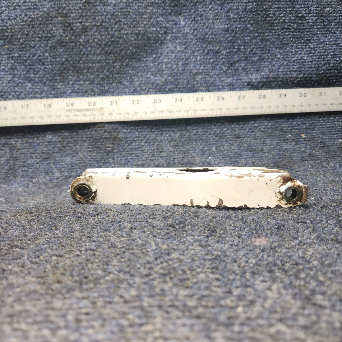 Used aircraft parts for sale, 13074-02 Piper PA28-140 Nose Gear Upper Torque Scissor Link Assy