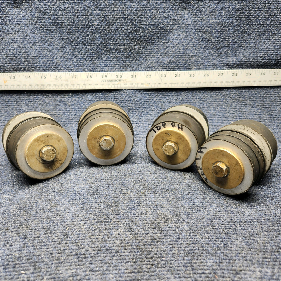 Used aircraft parts for sale, J-9612-8 & J-7763-33 CESSNA C172RG LYCOMING O-360-F1A6 LORD SHOCK MOUNT"PRICE PER EACH"