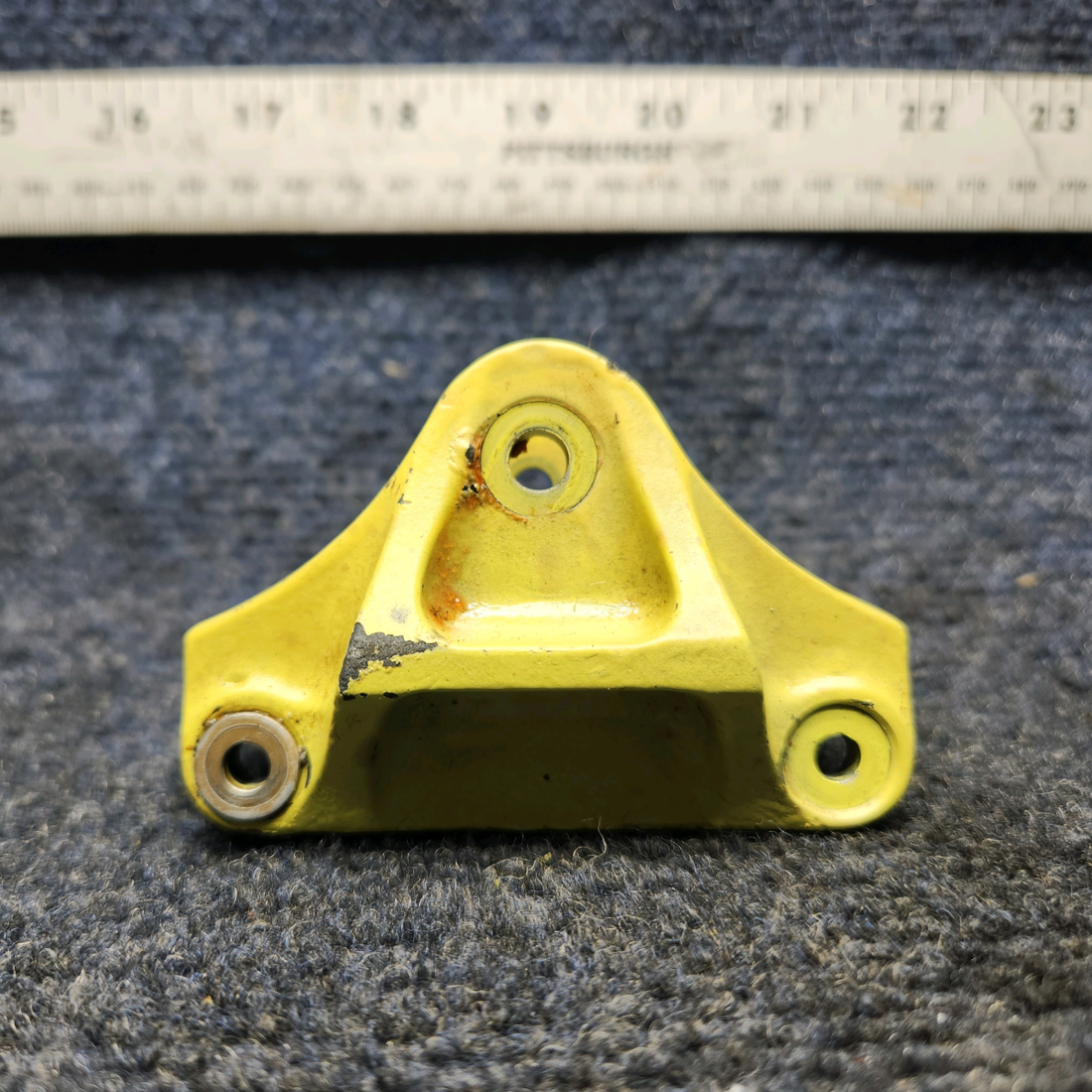 Used aircraft parts for sale, 35-524136-3 Beechcraft F33A RUDDER PEDAL BELLCRANK SUPPORT