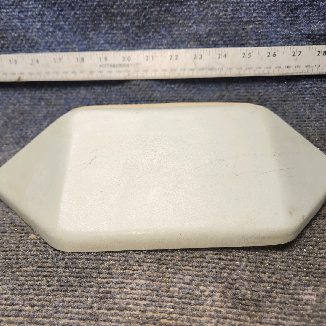 Used aircraft parts for sale, 33-534012-1, 33-534012-5, 35-534012-5 Beechcraft 35-33 Armrest Assembly – Gray/Beige
