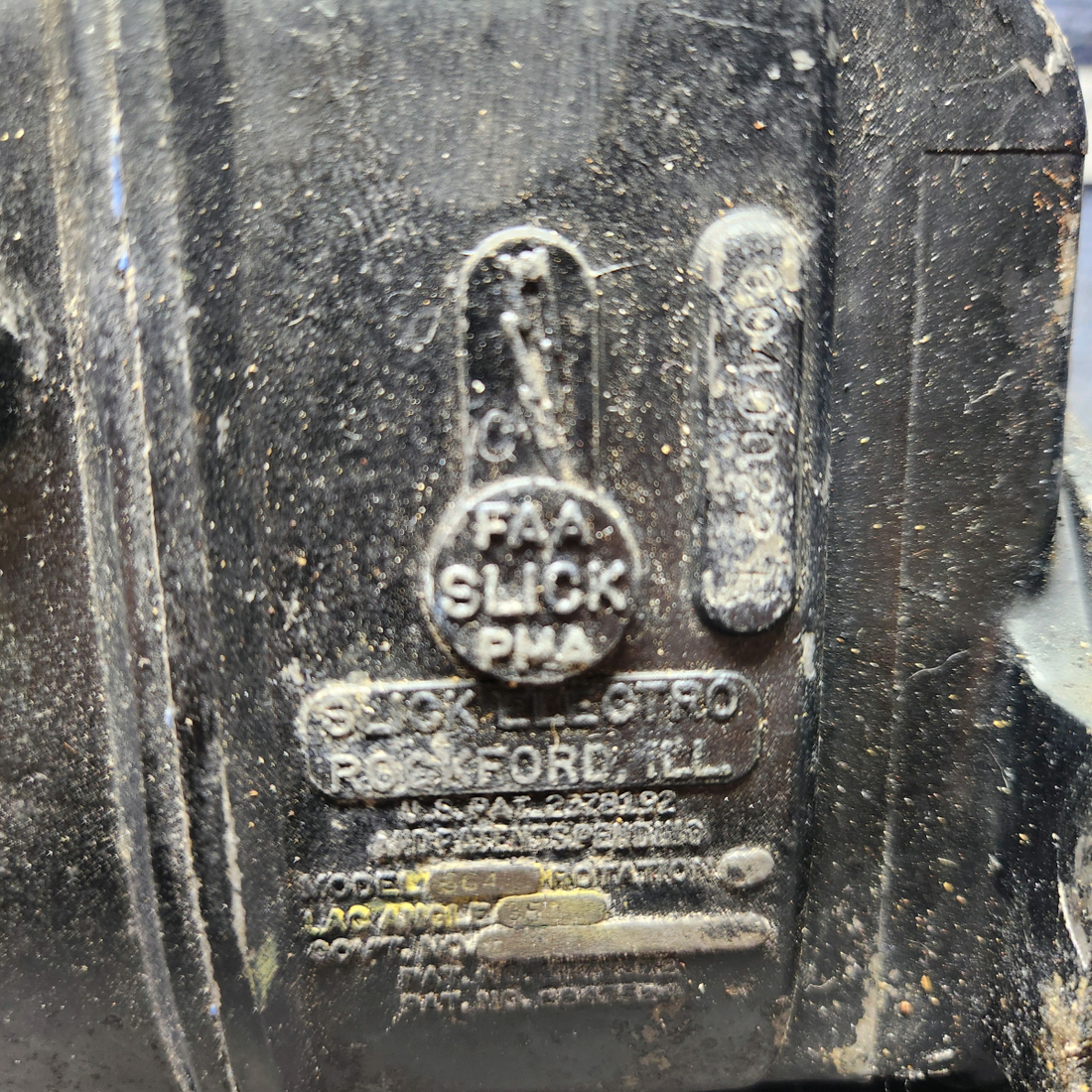 Used aircraft parts for sale, 664, 530603 Continental C125, C145 & O300 Cessna 172F Slick Magneto With Gear