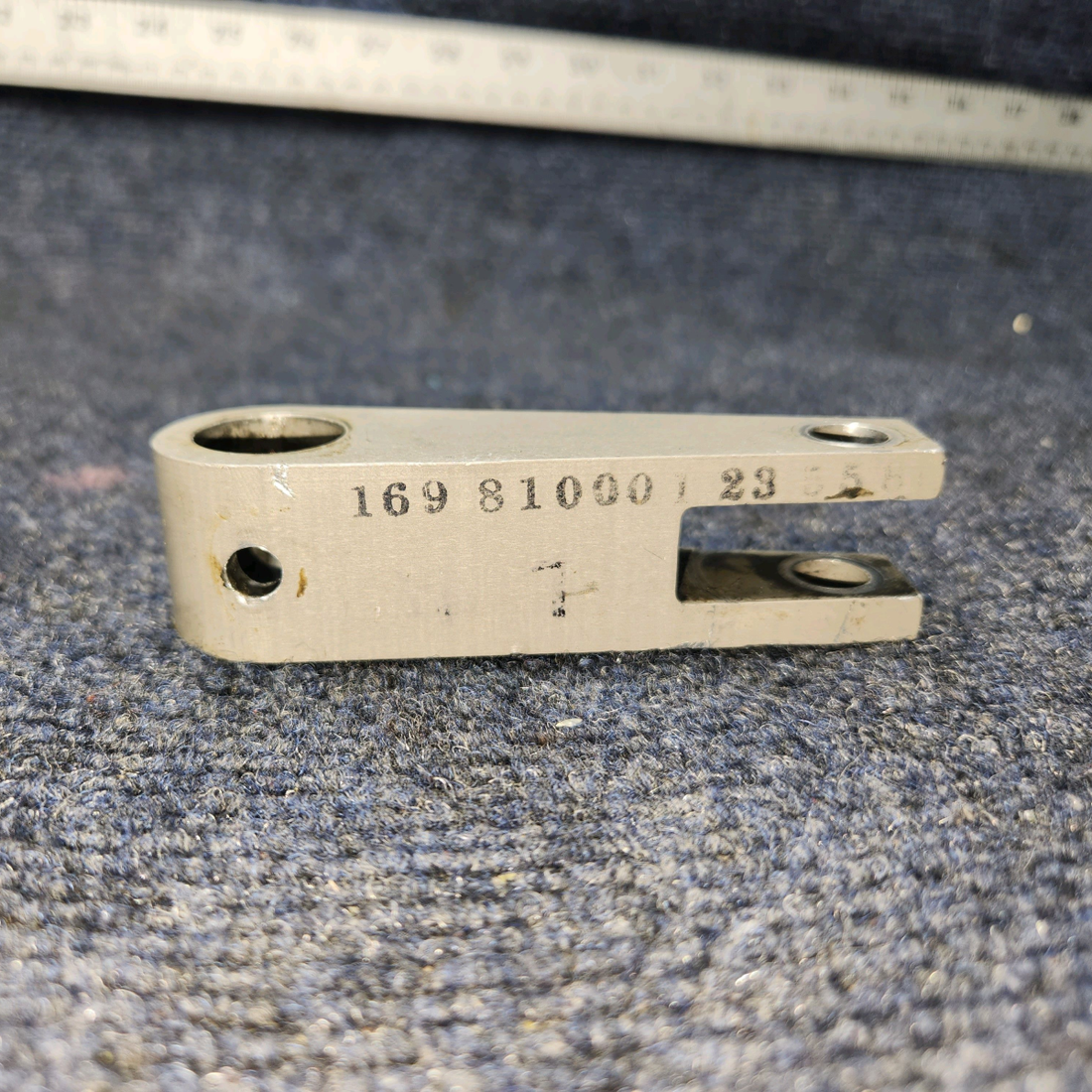 Used aircraft parts for sale, 169-810001-23 Beechcraft A24R Arm Side Brace Assembly