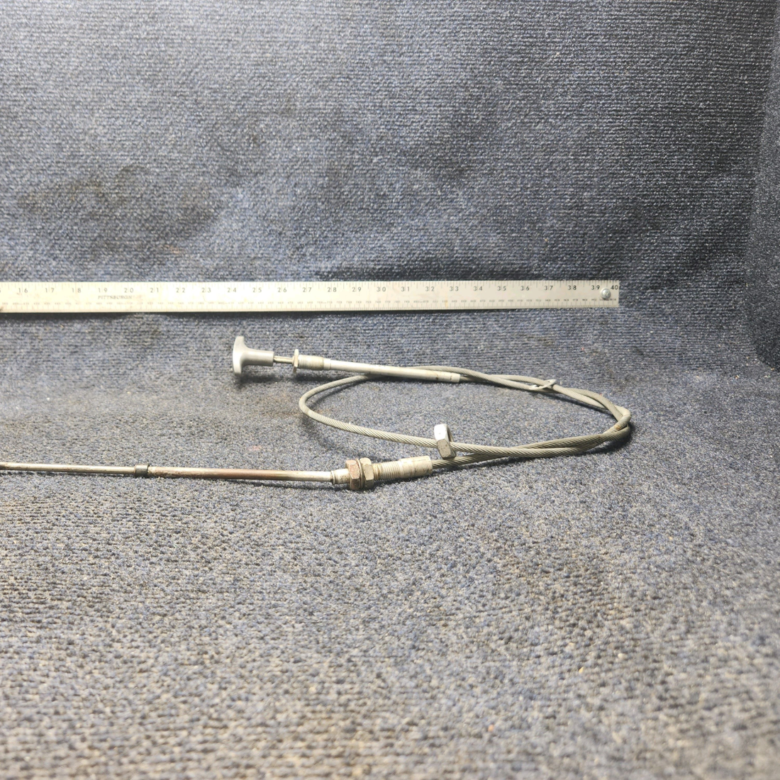 Used aircraft parts for sale, 95-940011-3 BEECHCRAFT 95-55B Control Cable Heather Assy 68"