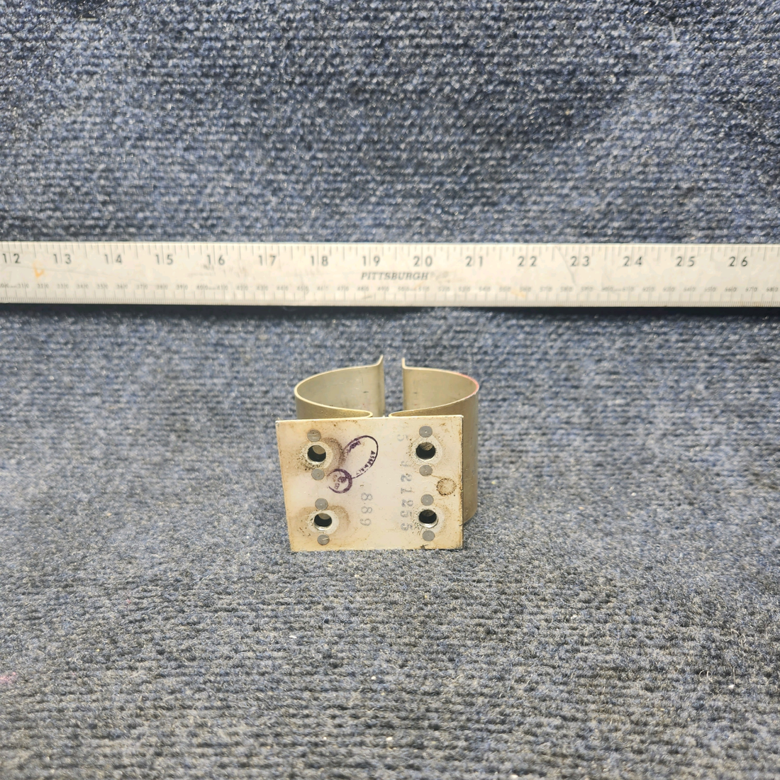 Used aircraft parts for sale, 35-921255 Beechcraft F33A FUEL BOOST PUMP BRACKET