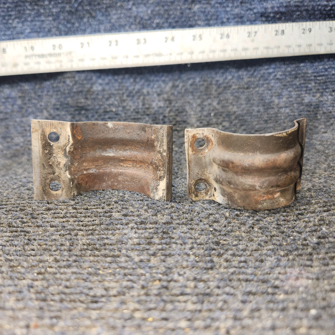 Used aircraft parts for sale, 0550176-50 Cessna 172E Exhaust Clamp Assy