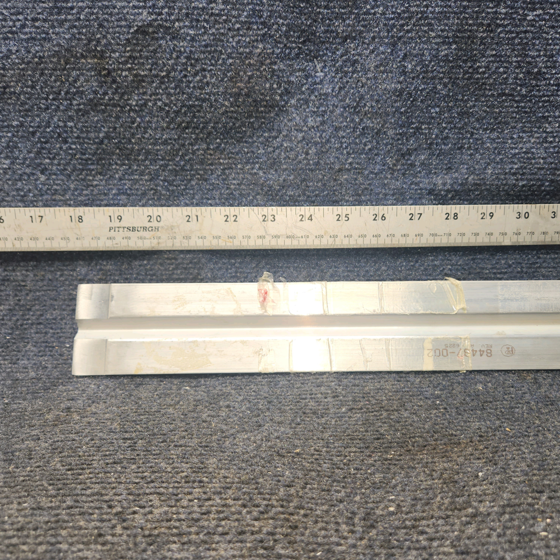 Used aircraft parts for sale, 84487-002 Piper PA-46 Seat Track Length: 23.25”