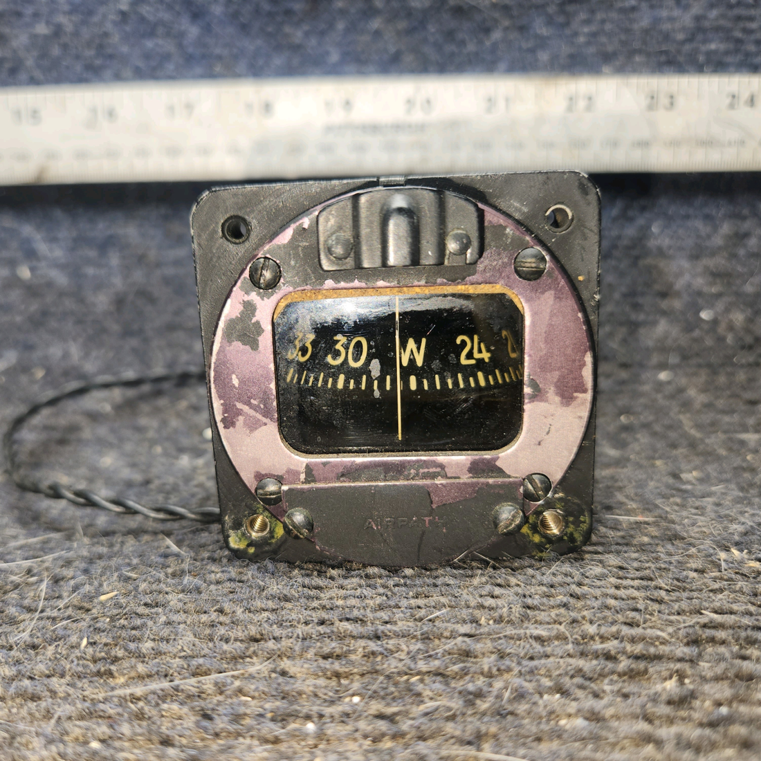 Used aircraft parts for sale, C660501-0201 Airpath cessna 172k Magnetic Compass Indicator, Lighted